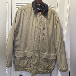 Dockers Men's Tan Stain Defender Coat XL